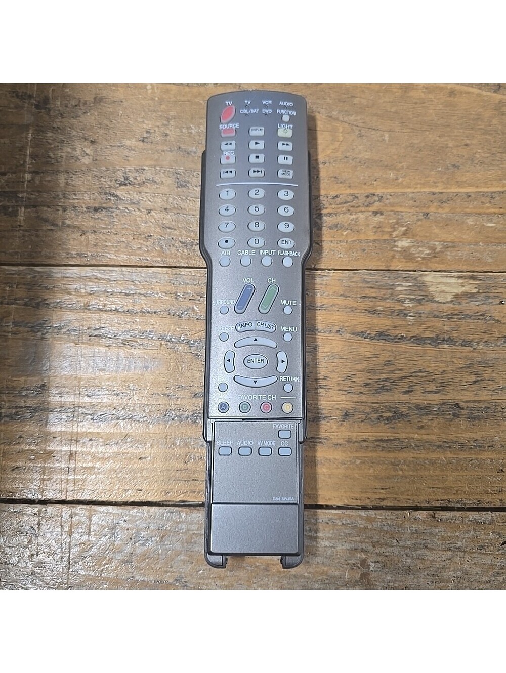 Sharp Aquos TV Remote Control GA415WJSA Tested Works OEM Pre-owned Missing Cover